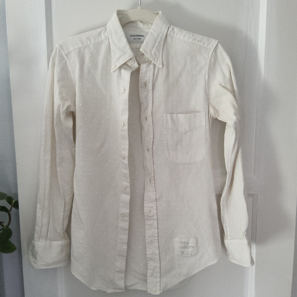 VINTAGE Thom Browne White Button Down Shirt